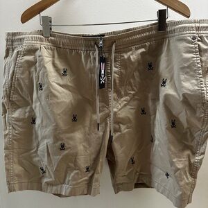 Psycho Bunny Tan Hybrid Shorts